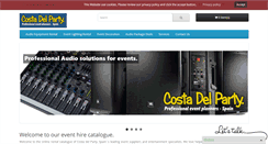 Desktop Screenshot of costadelfiesta.com