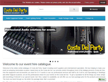 Tablet Screenshot of costadelfiesta.com